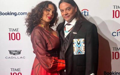 Sean Sherman and Mecca Bos Wear Indigenous Designers at Time 100 Gala